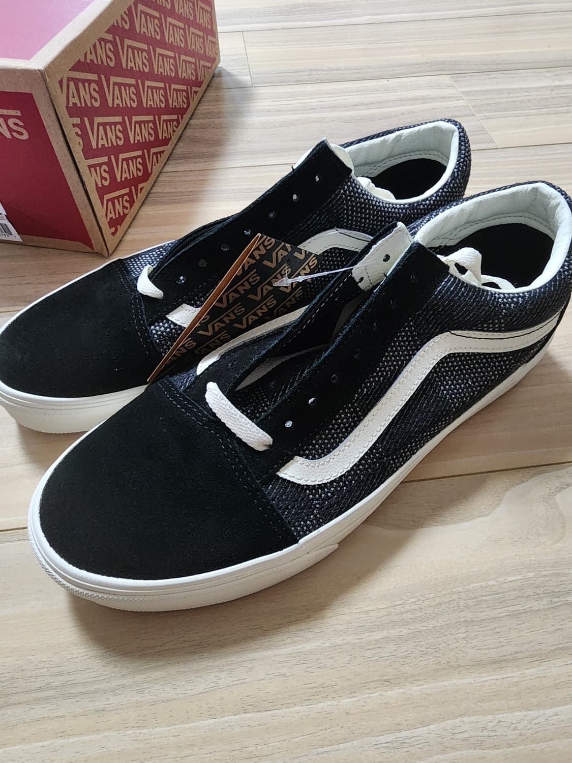 반스올드스쿨체크블랙반스신발스니커즈운동화270 상품이미지1