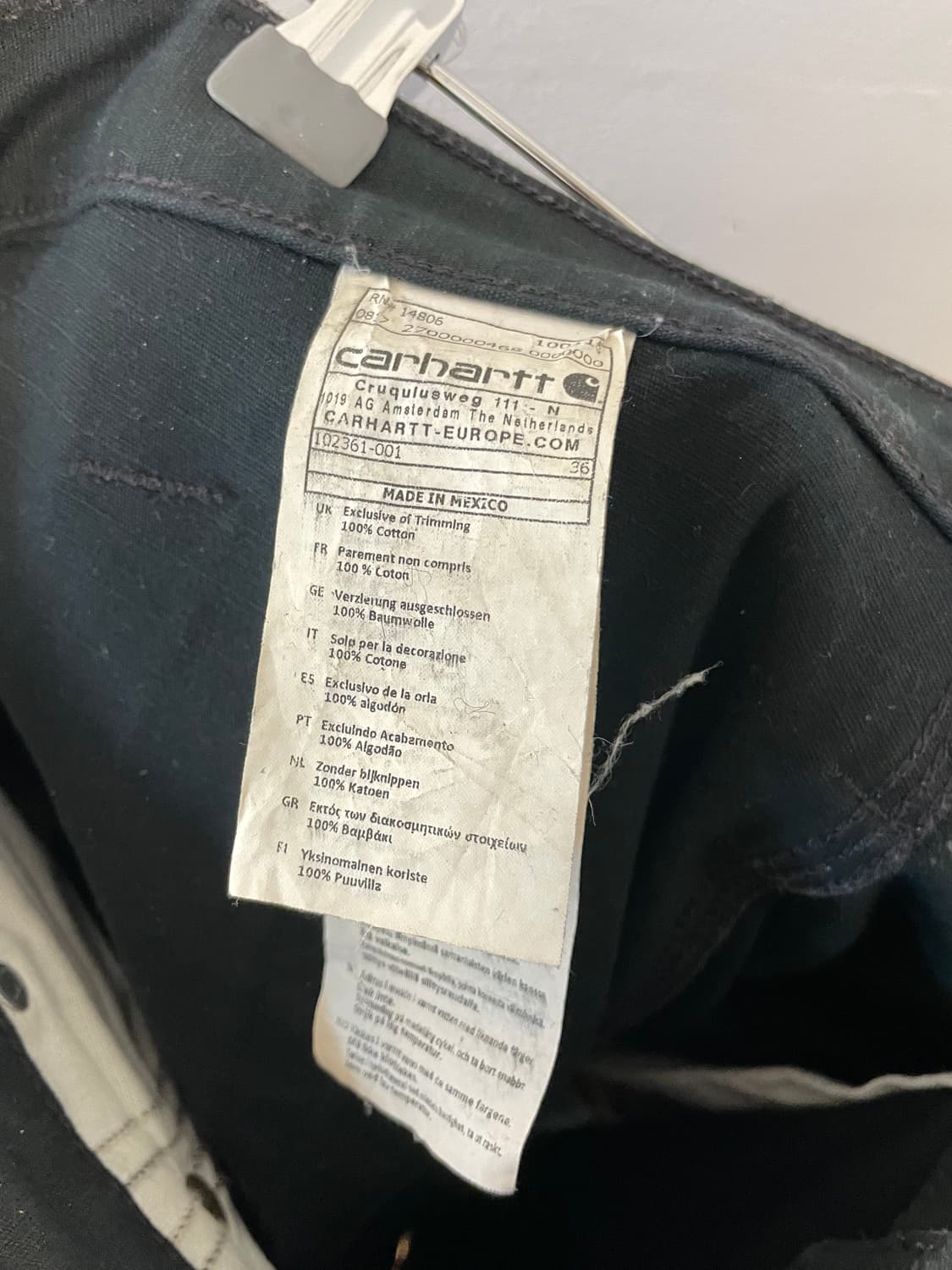 칼하트 카고 하프 팬츠  상품이미지9