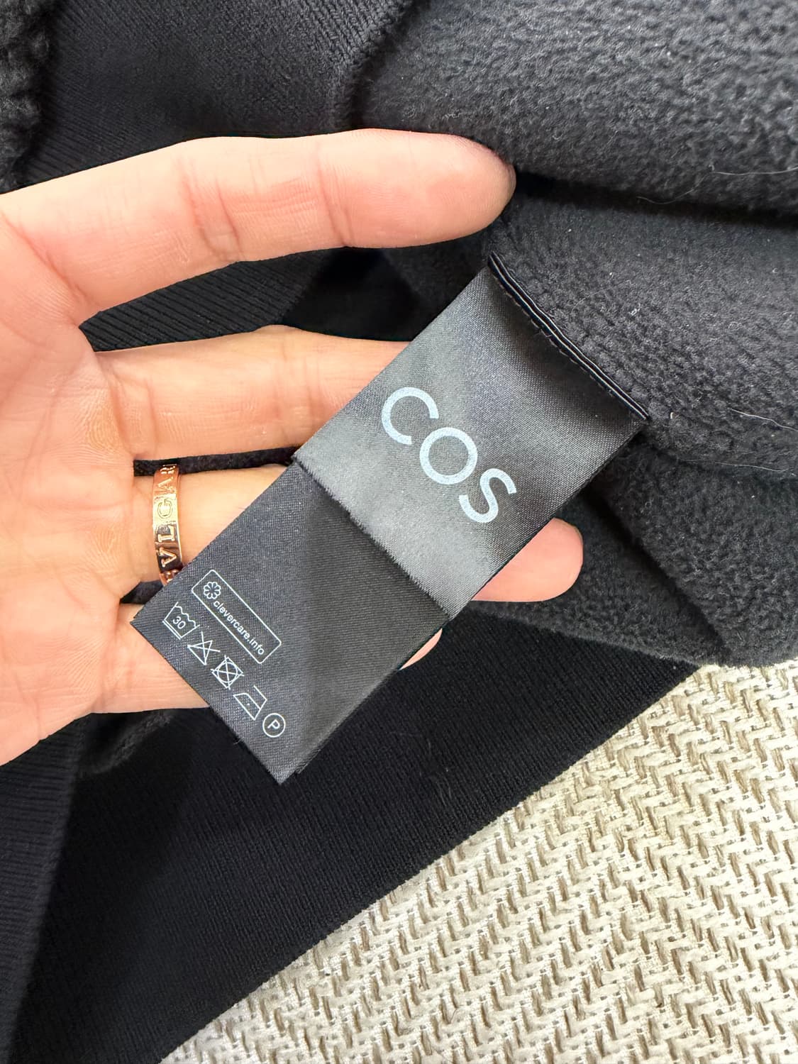  정품) COS 코스 여성 오버핏 뽀글이 맨투맨 XS 상품이미지6