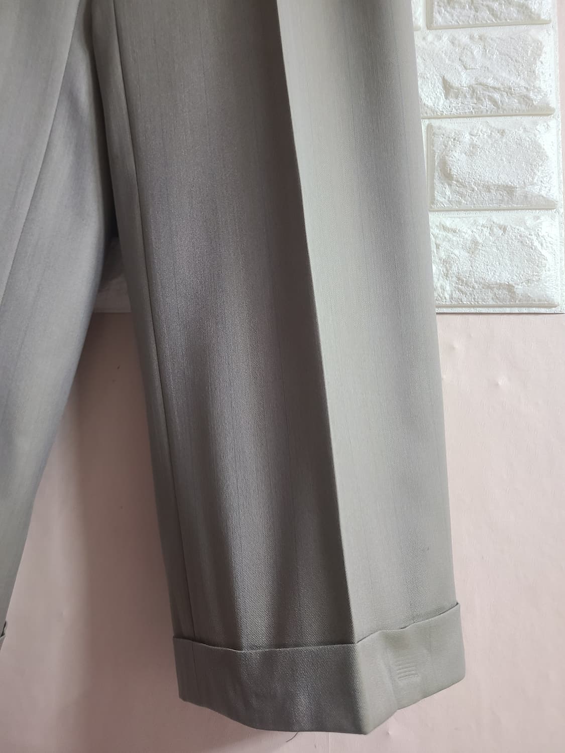 입생로랑 핀턱 슬랙스 정장 바지(32-33) 상품이미지4