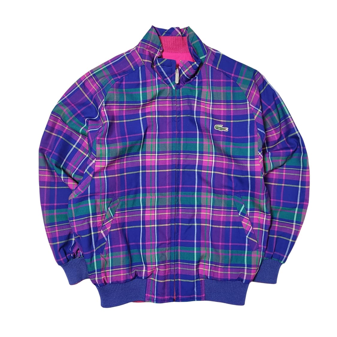 90's 라코스테 빈티지 퍼플 리버시블 자켓 상품이미지1