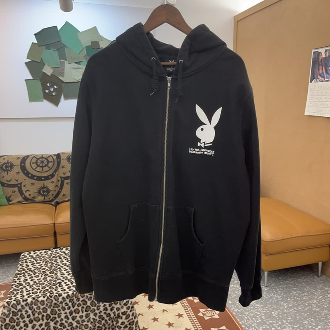 아임낫어휴먼비잉X플레이보이 스트릿 키치 오버핏 후드집업 L C09397 상품이미지3