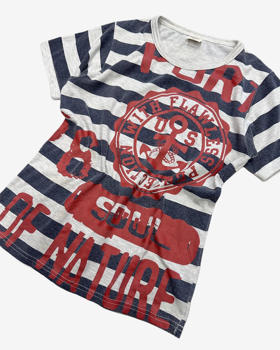 stripe sailor printing t-shirt 상품이미지3