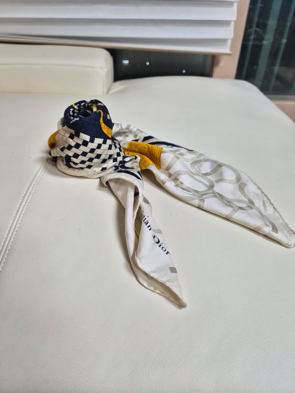 크리스찬디올 정품 실크스카프 90x90 상품이미지5