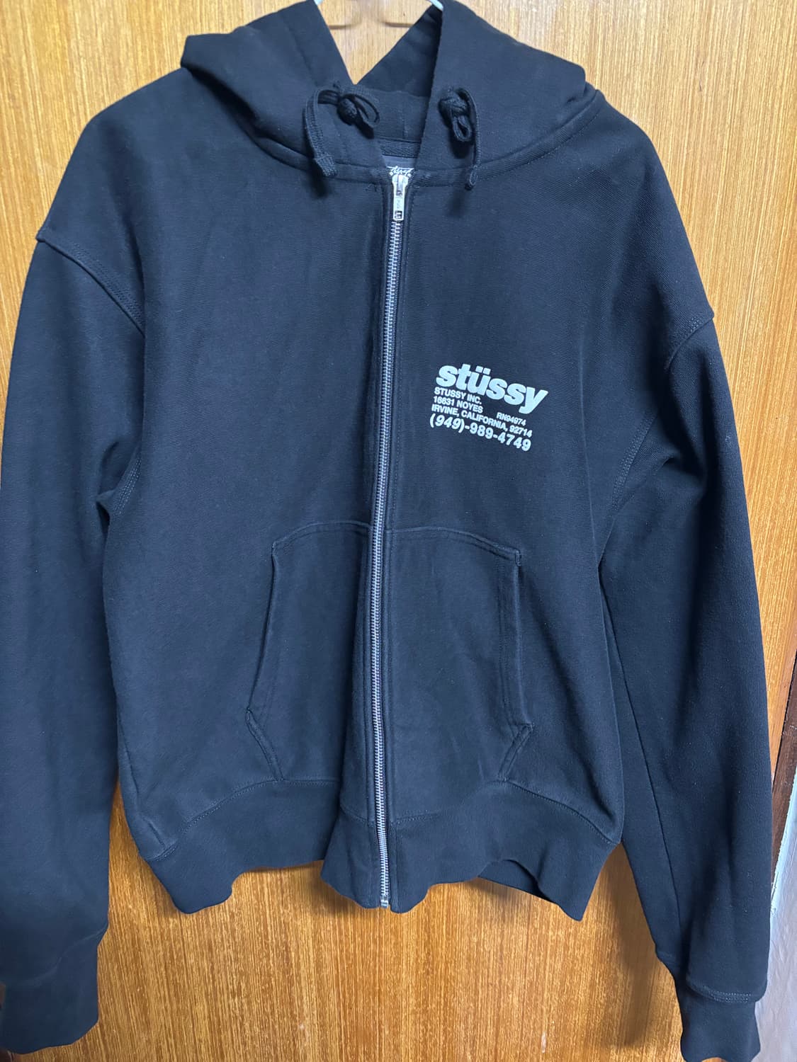 Stussy 스투시 DNA Zip 후드집업 블랙 상품이미지7