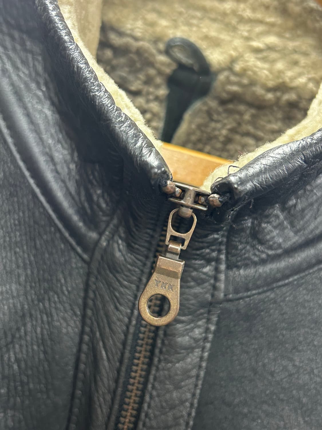 90s 펠레펠레 마크 뷰캐넌 리얼 무톤 자켓 상품이미지5