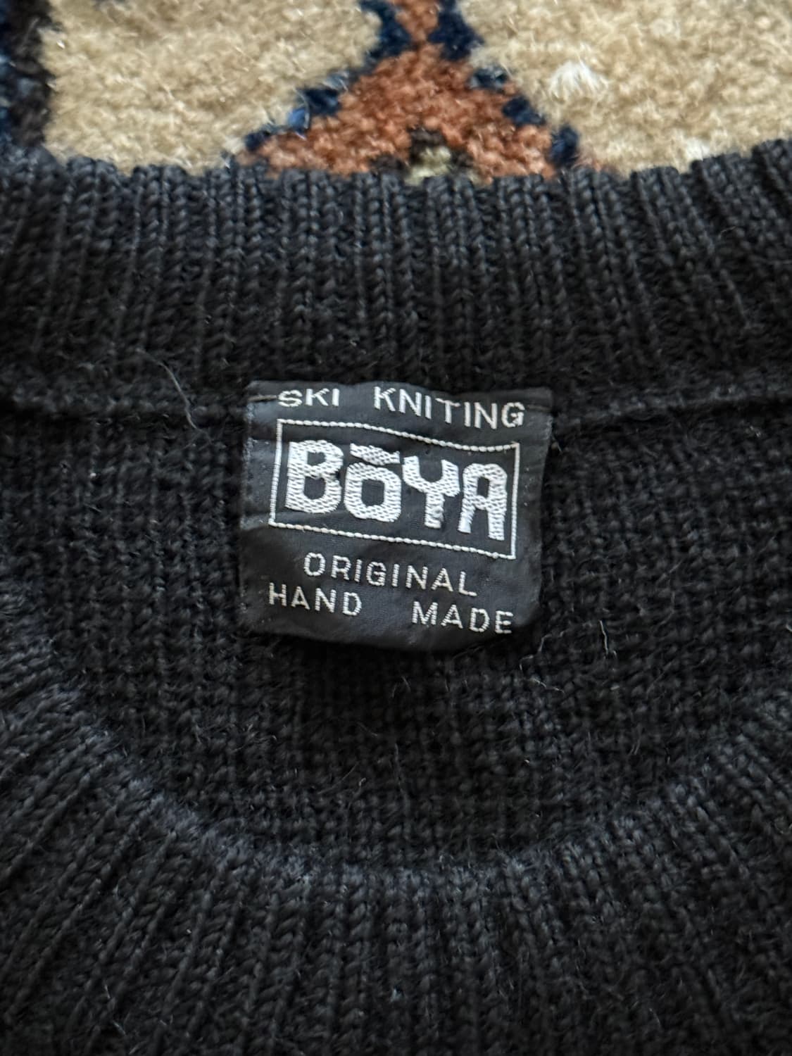 vtg Mickey mouse hand made boya knit  상품이미지8