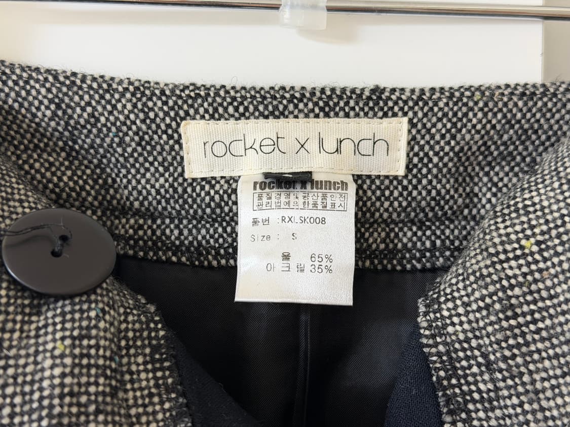 로켓런치 울 랩 미니 플리츠 스커트 상품이미지3