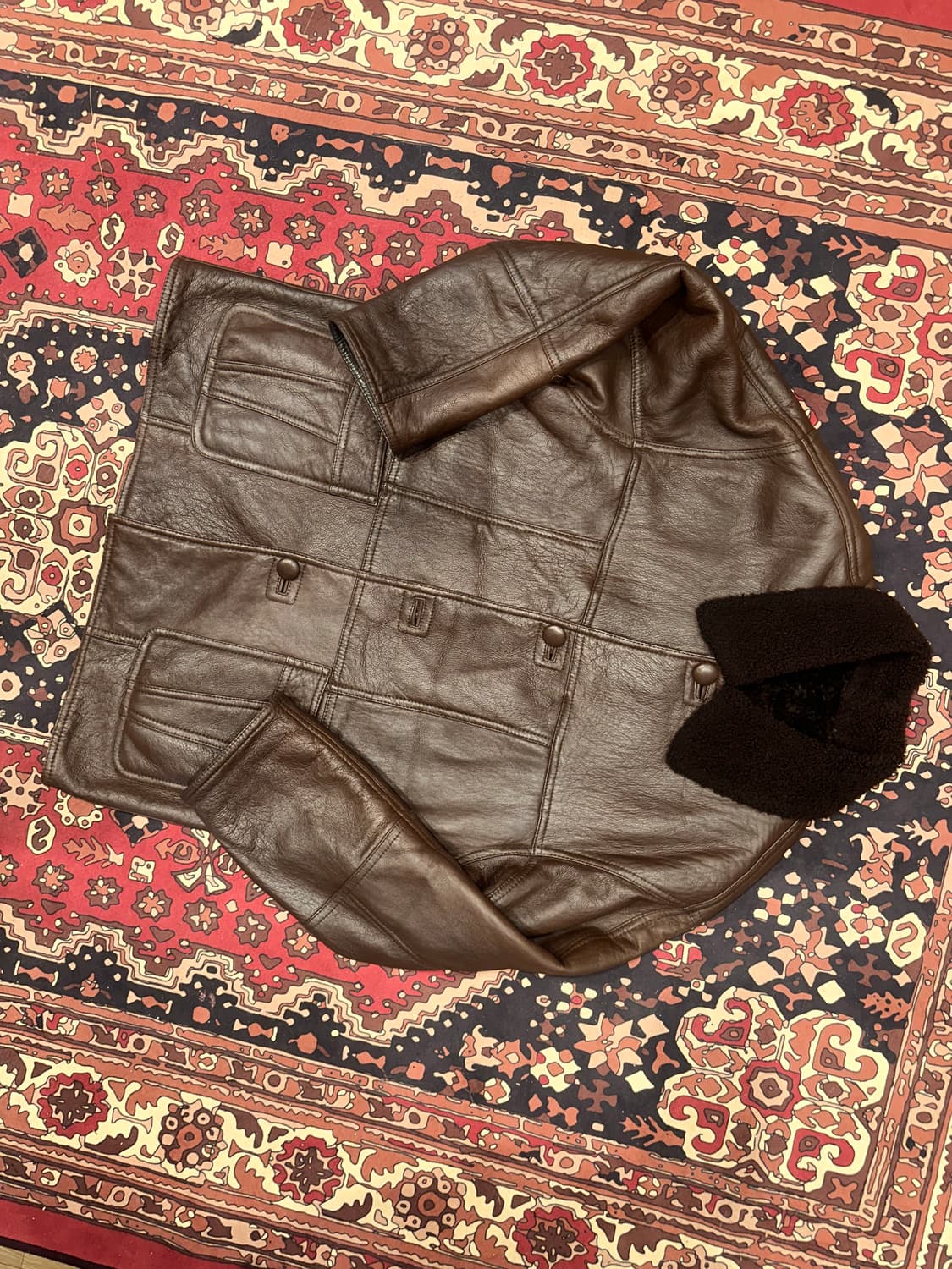 ( XL-2XL ) 양가죽무스탕 가죽자켓 가죽코트 가죽카코트 레더자켓 상품이미지7