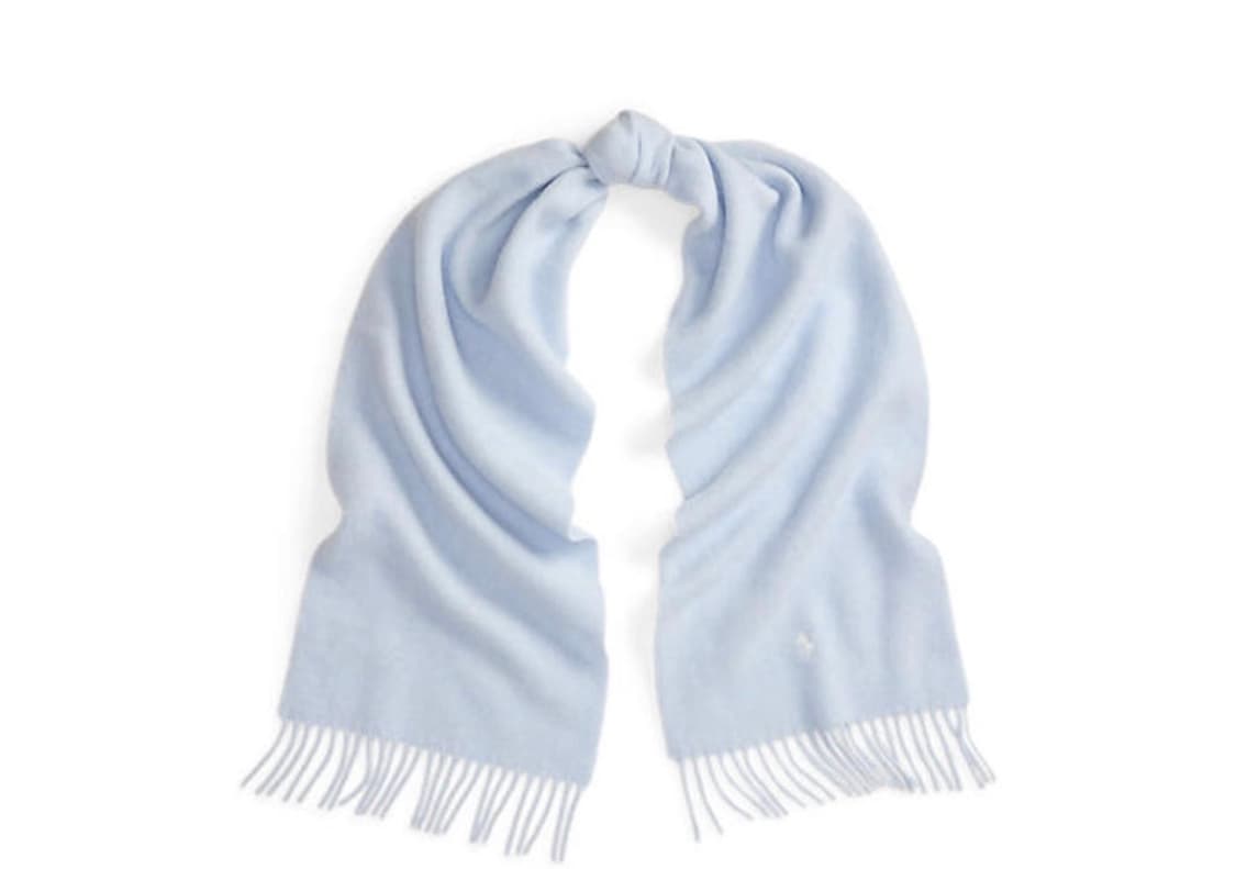 폴로 프린지 머플러(스카이블루) 상품이미지1