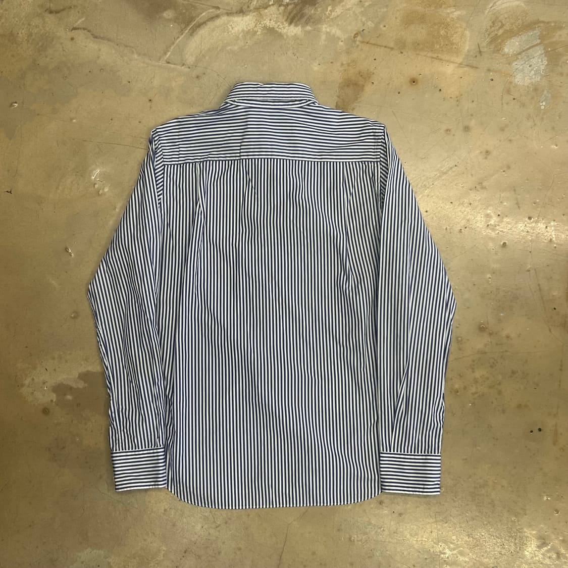 M 여성용 꼼데가르송 블랙 하트와펜 스트라이프 셔츠 상품이미지3