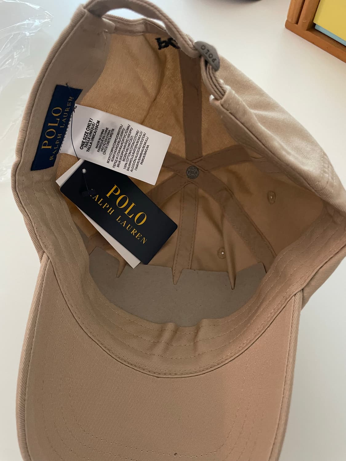 Polo (새제품) 신형 폴로 랄프로렌 베이지 볼캡 상품이미지3
