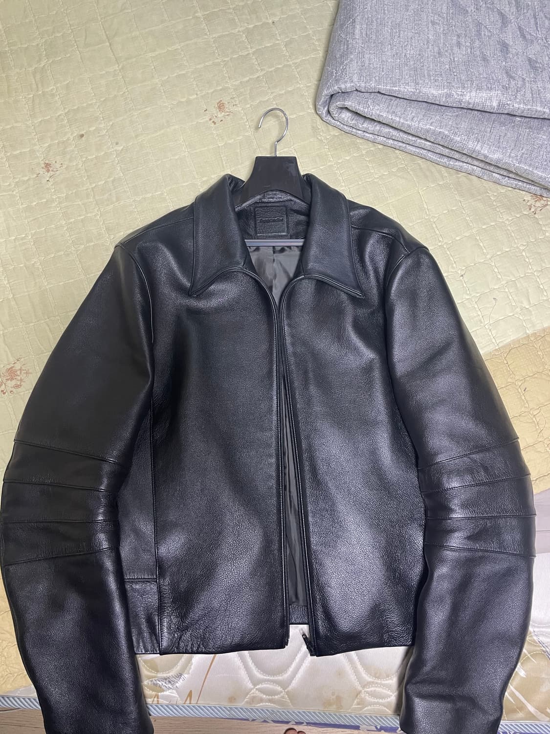 3) 머듈 014 블랙 레더 자켓 상품이미지2