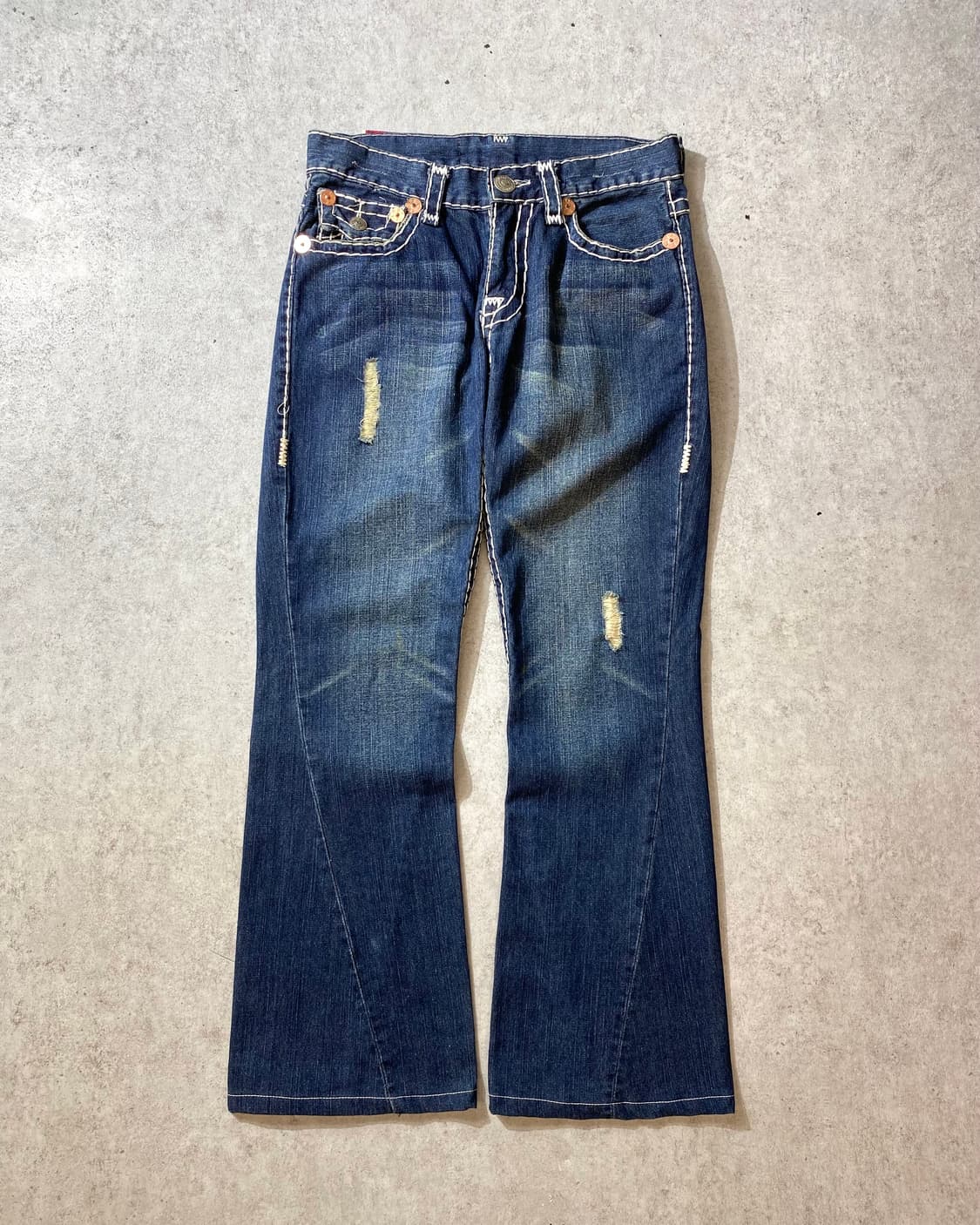 [32] True Religion 트루릴리전 슈퍼 T 부츠컷 데님팬츠 상품이미지4