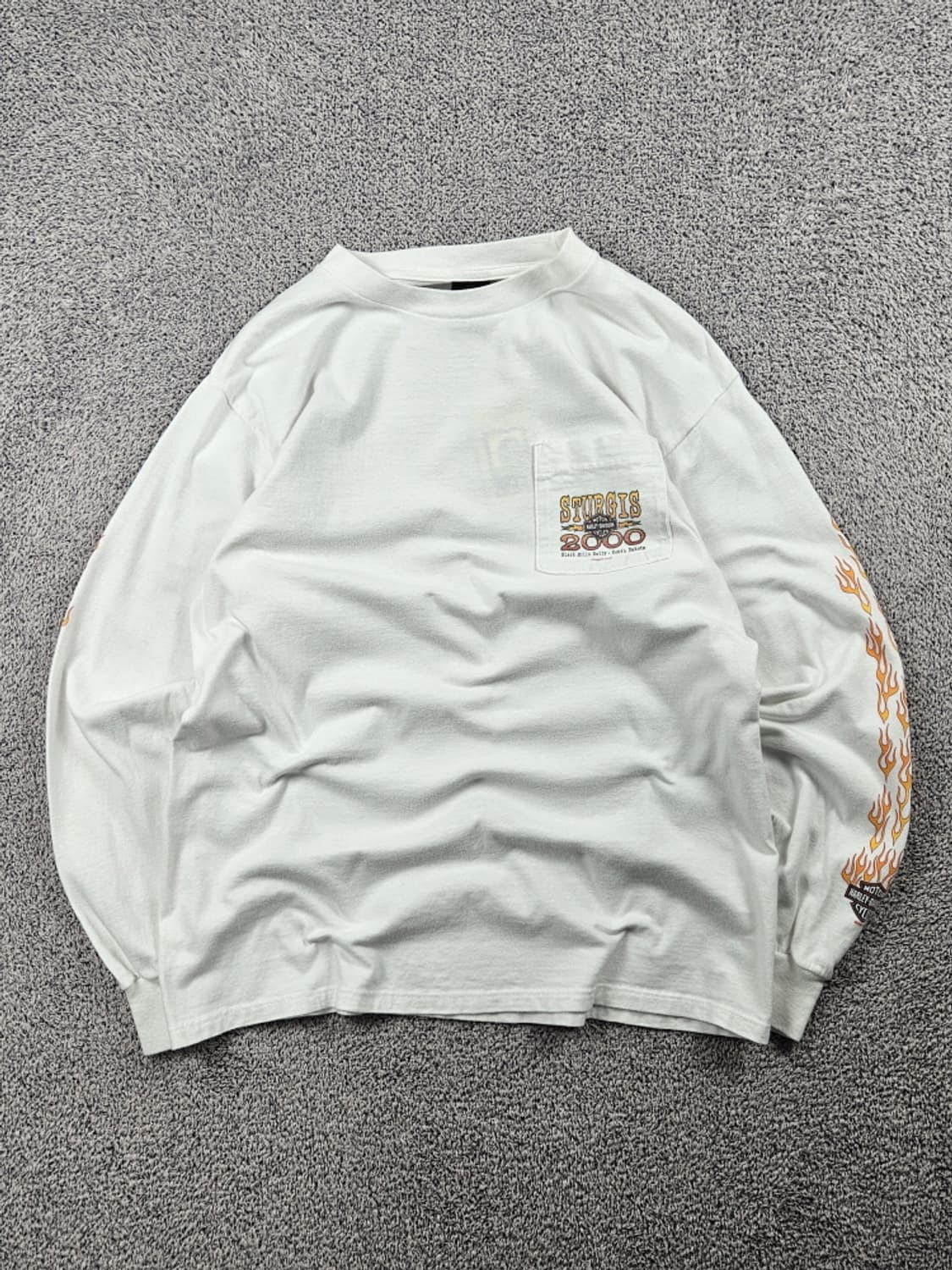 할리데이비슨 블랙힐스스터지스 랠리 플레임 롱슬리브 ( L )/ 10541 상품이미지2