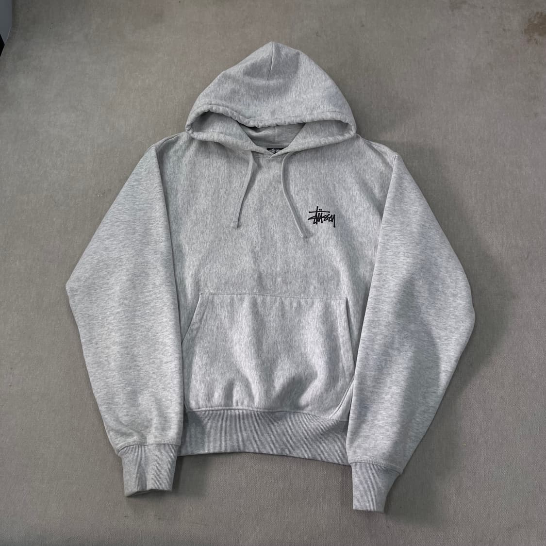 100 스투시 베이직 오트밀 후드티 상품이미지2