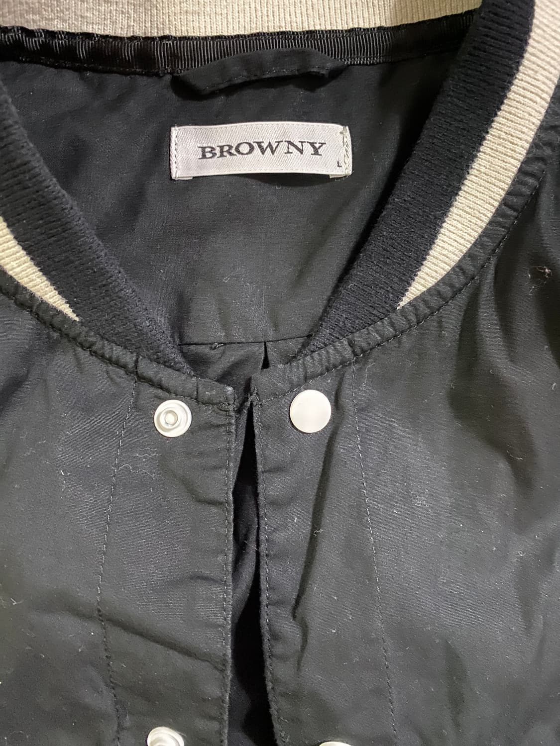 (일본) BROWNY 블랙 셔츠 L 상품이미지2