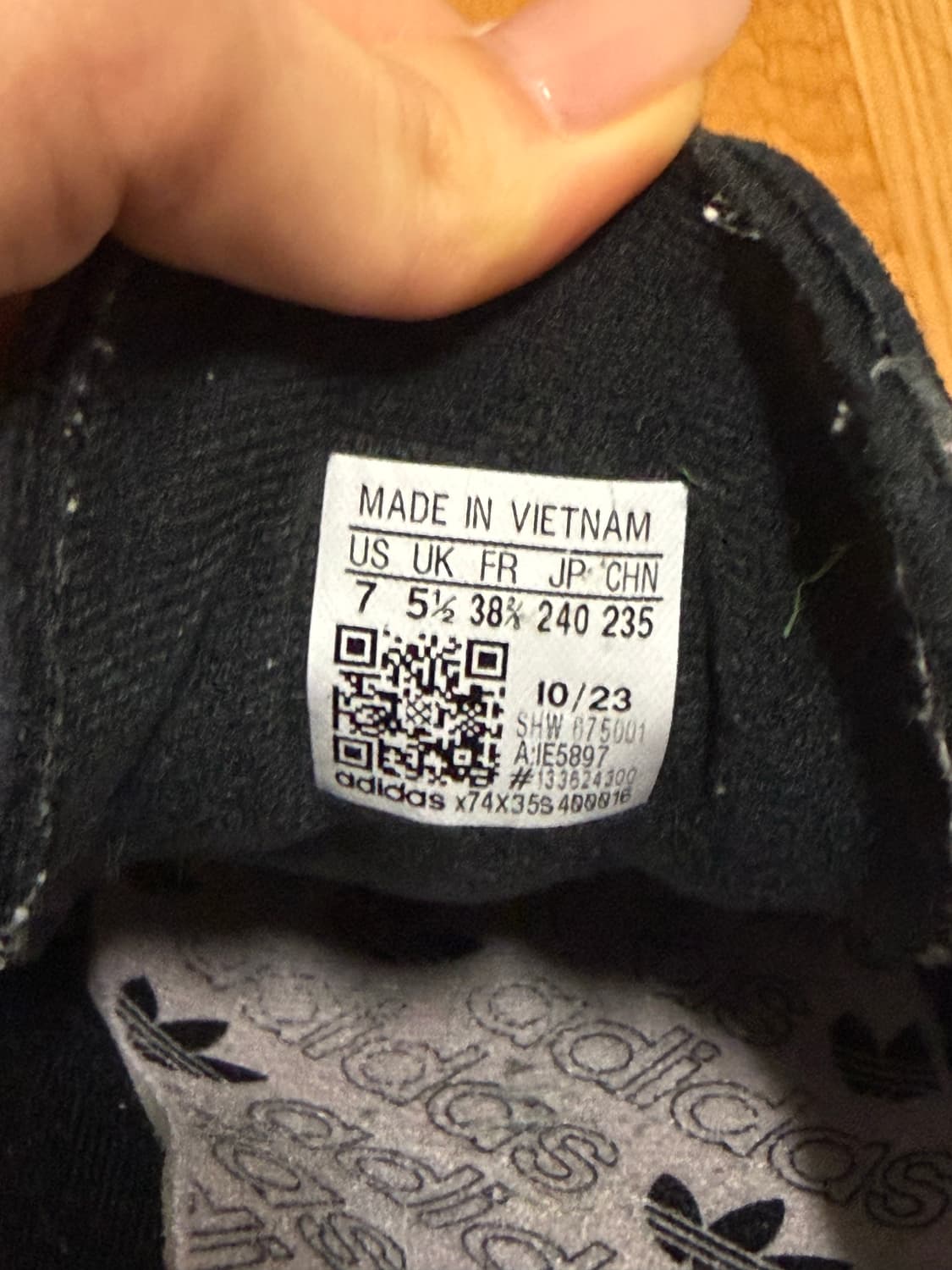 아디다스 스페지알 핸드볼 코어 블랙 클리어 핑크 상품이미지4