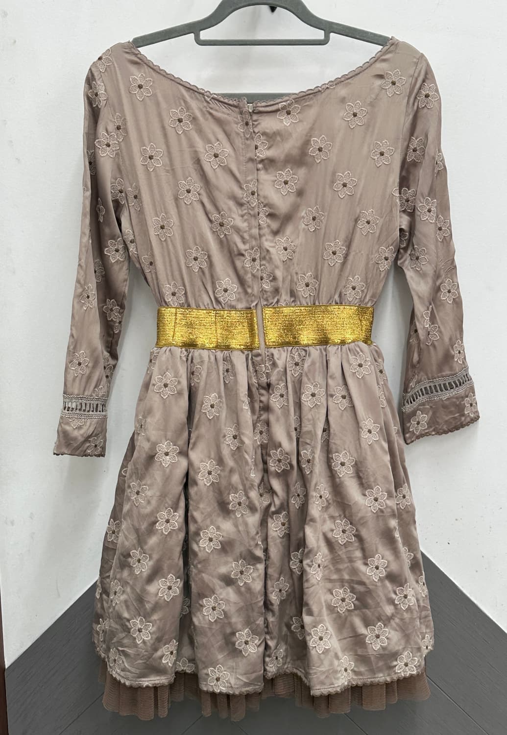 🤎슈슈룬 쇼콜라 공주 드레스 🤎원피스 튜튜 자수 라떼갸루 레이스 상품이미지3