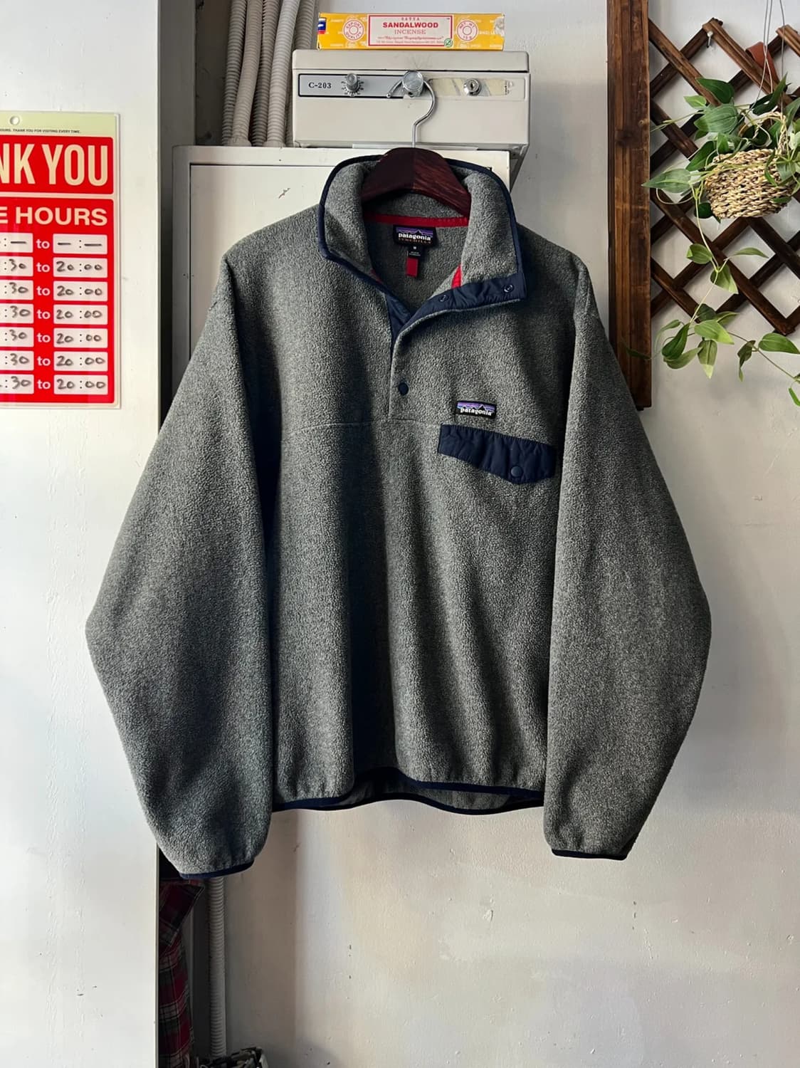 [M]파타고니아 신칠라 차콜그레이 아노락 플리스 상품이미지1