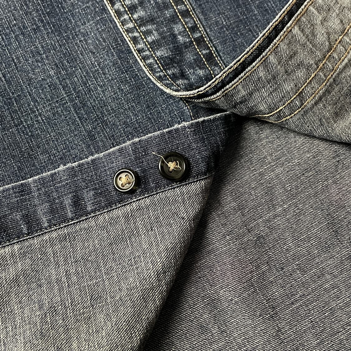 LANDS' END 빈티지 코튼 데님 셔츠 A00629 상품이미지5