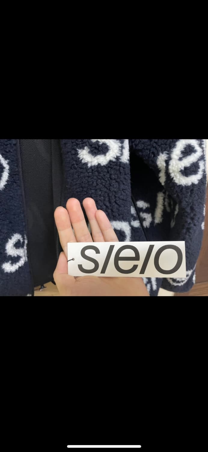 택달린 새상품 s/e/o 로고 플리스 자켓 사이즈 1 상품이미지3