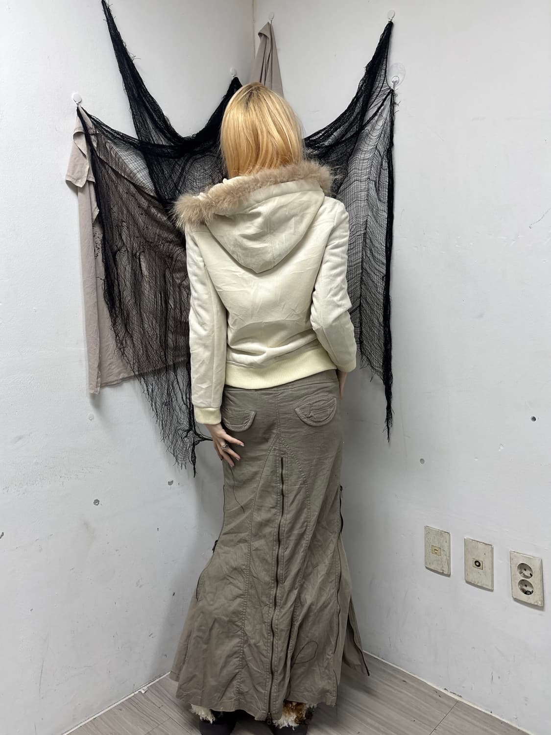 [00‘s]Multi Pocket Fur Hoodie Jacket 상품이미지9