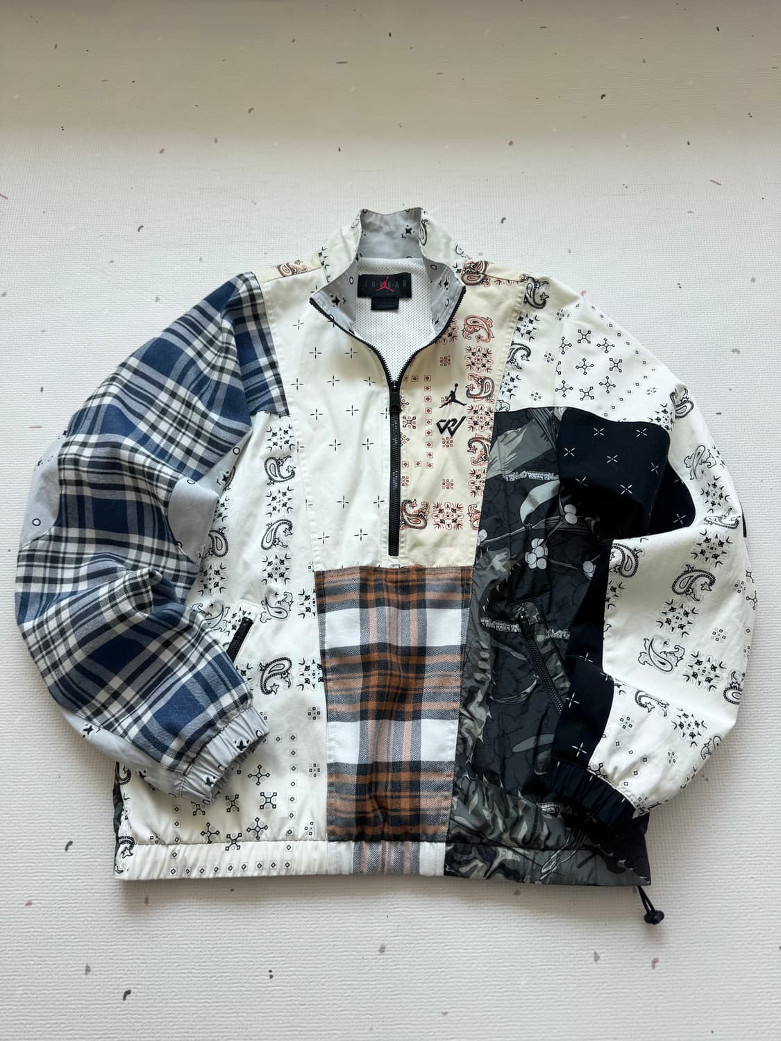 조던 x 러셀 웨스트브룩 와이낫 패치워크 아노락 L 상품이미지1