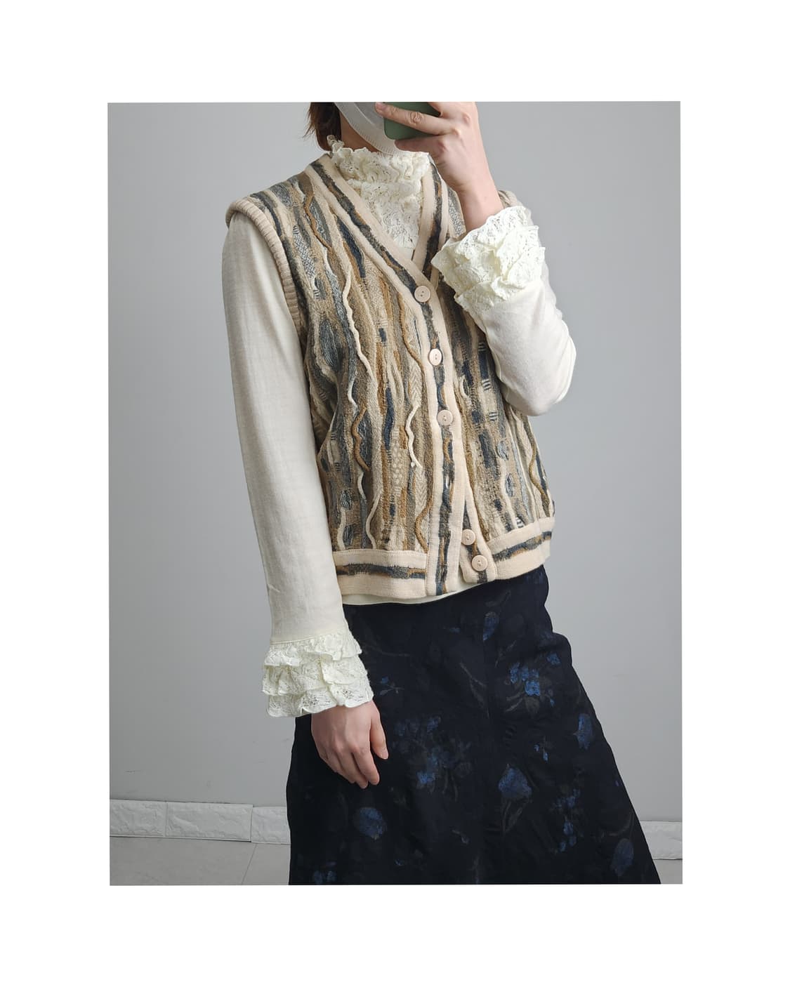 (Purely Australian)케이블 니트 베스트 상품이미지1