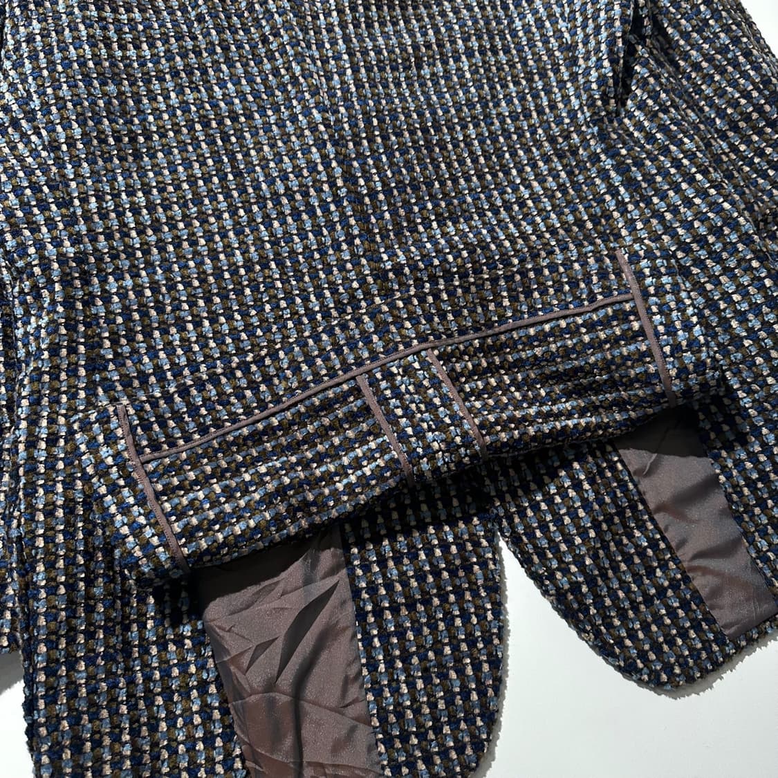 랑방 트위드 체크 싱글 블레이저 자켓 상품이미지6