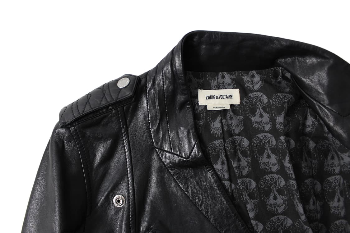 ZADIG & VOLTAIRE 자딕앤볼테르 램스킨 레더 바이커 자켓 상품이미지7
