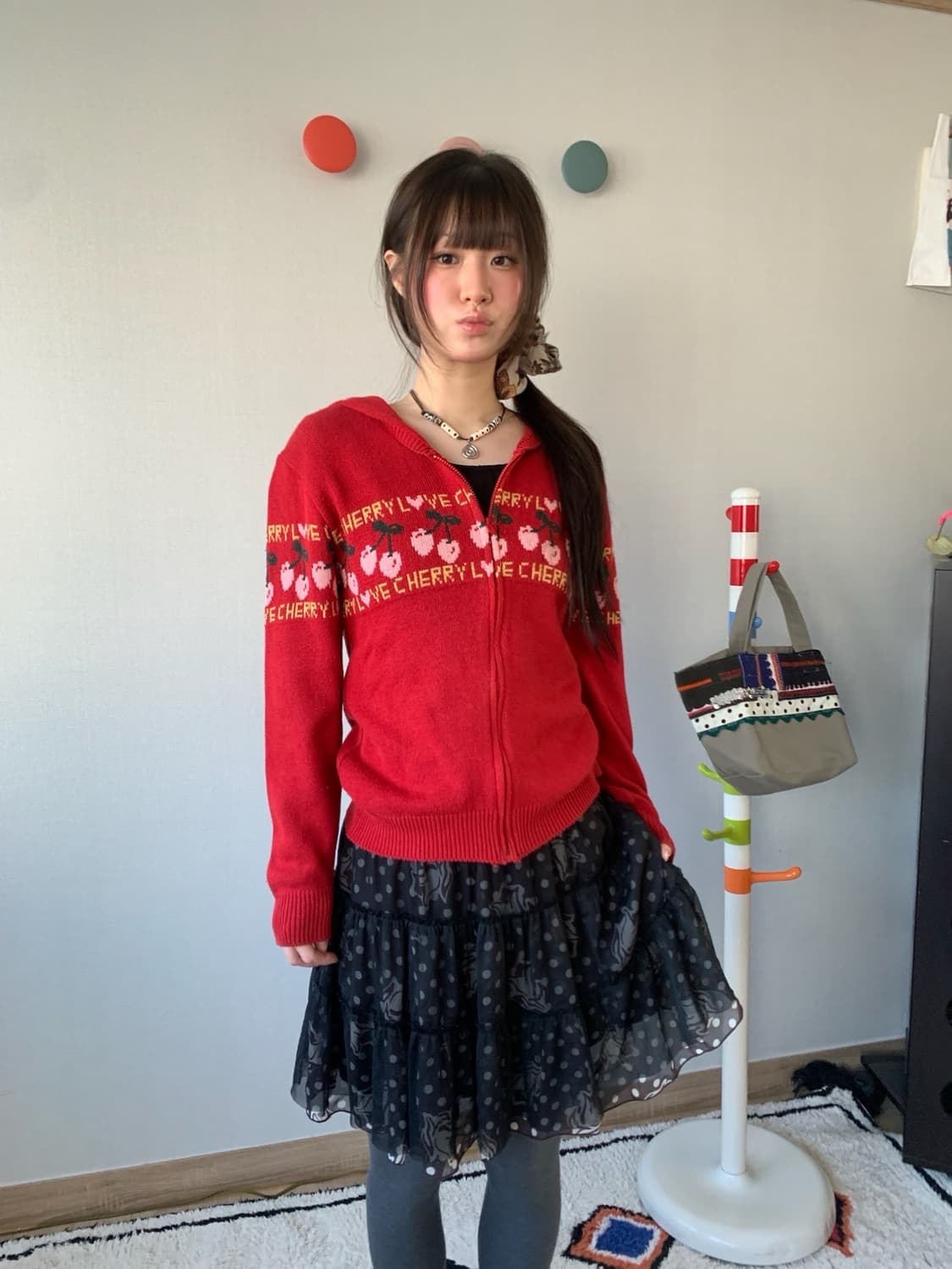 cherry .. hood zip-up 상품이미지2