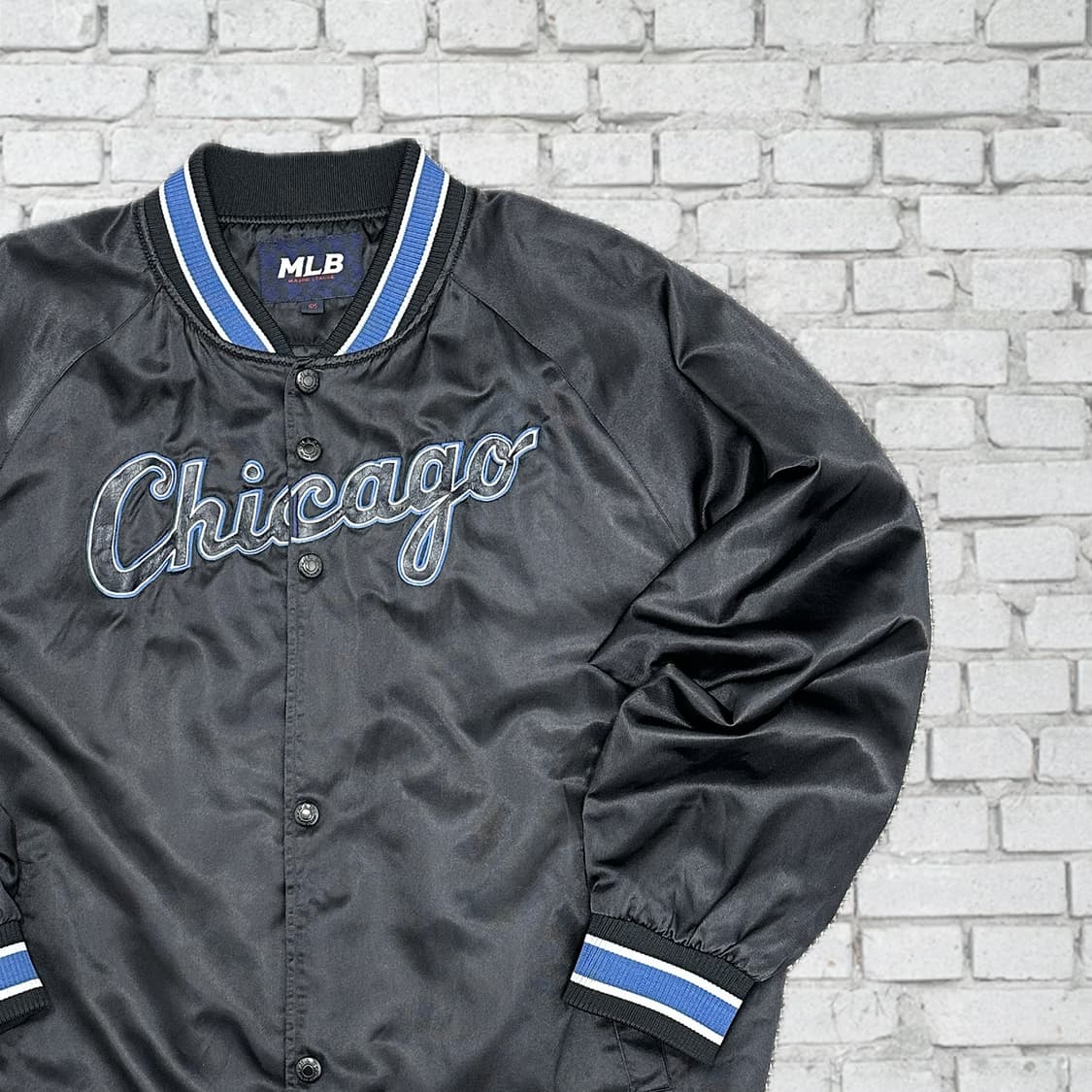 MLB 00s 올드스쿨 시카고컵스 새틴 야구점퍼 105 상품이미지1