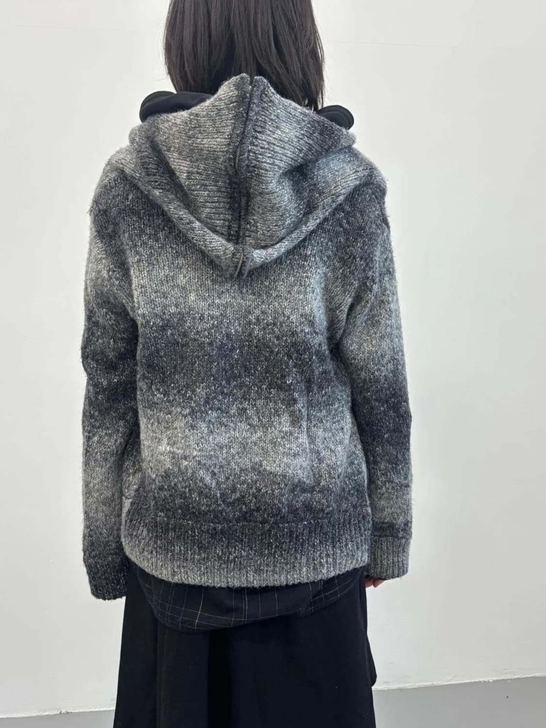 apart by lowrys Hooded Knit Cardigan 상품이미지3