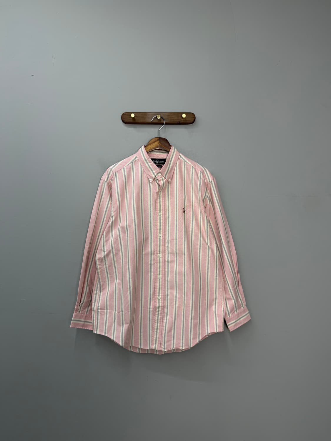 폴로 랄프로렌 핑크 스트라이프 셔츠 H1423 상품이미지2