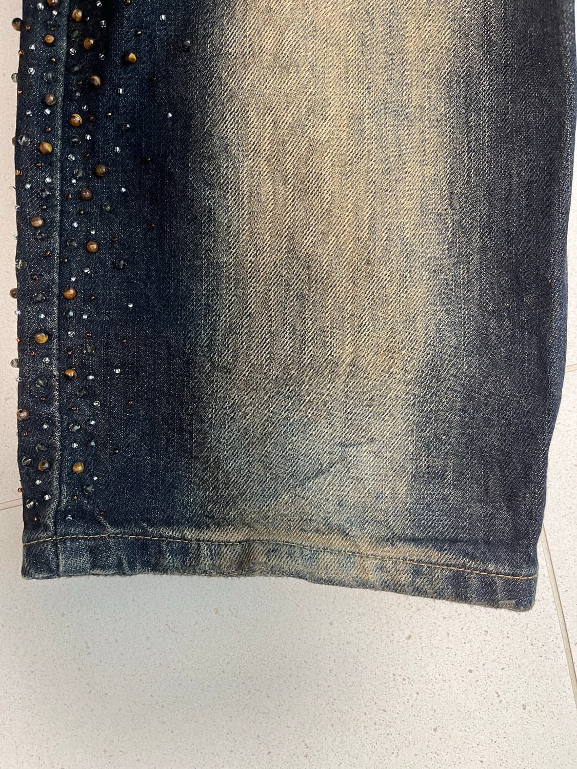 604service BEADED U SHAPE WAIST JEAN 상품이미지9