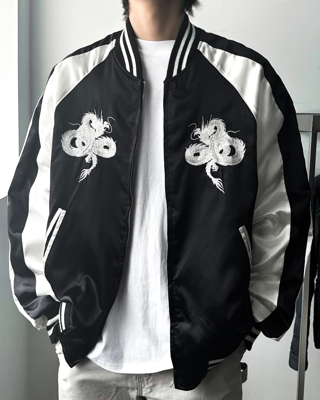 호시히메 화이트 드래곤 새틴 수베니어 스카쟌 상품이미지3