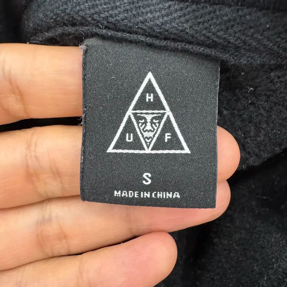 S(100) OBEY x HUF 오베이 허프 콜라보 후드 티셔츠 상품이미지4