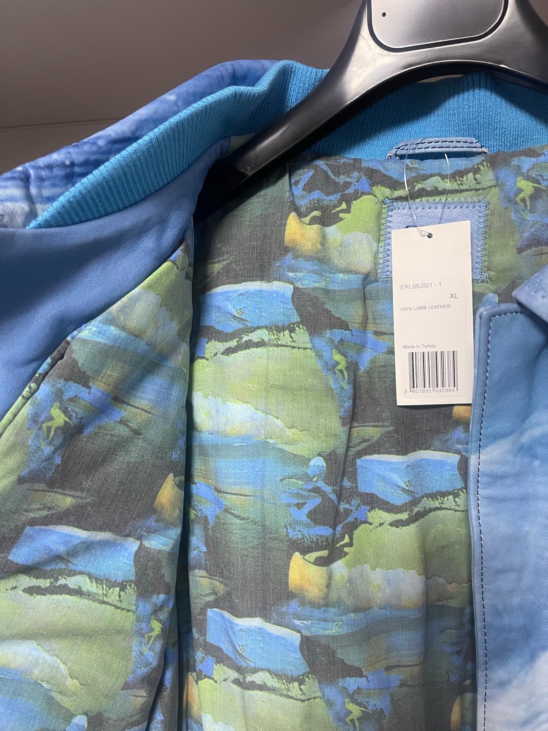 XL) ERL 양가죽 프린팅 자켓 상품이미지2