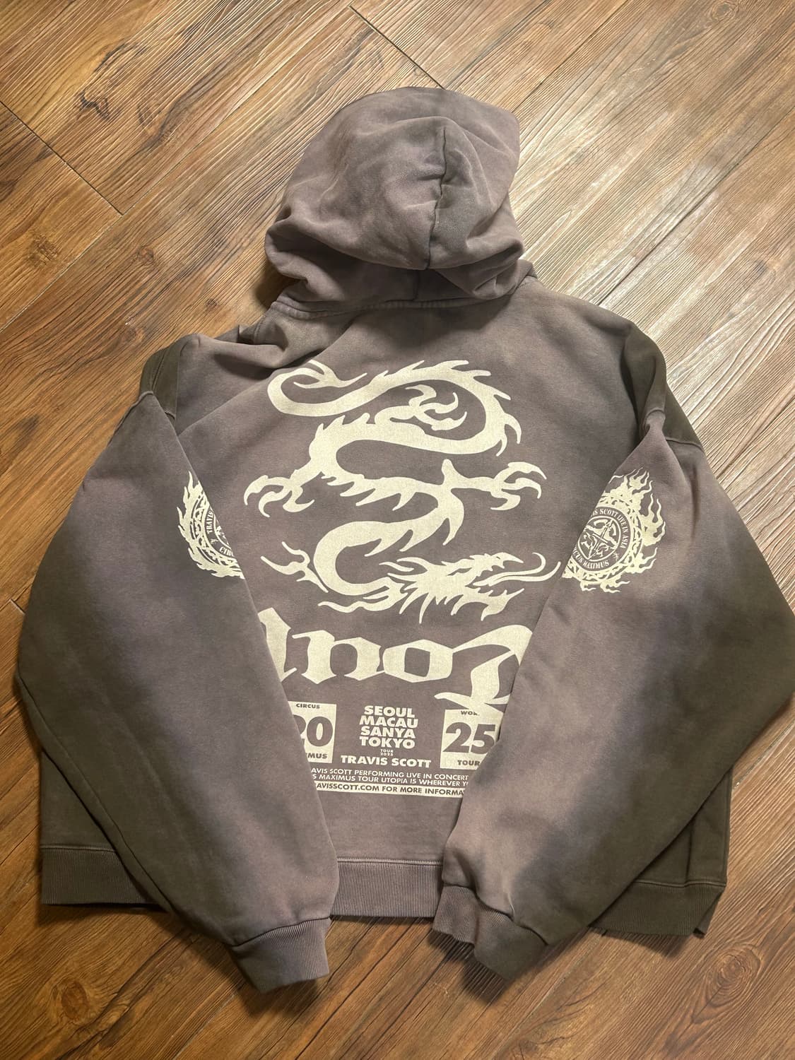 트래비스 스캇 키르쿠스 막시무스 스타디움 투어 25 집 후드 상품이미지2