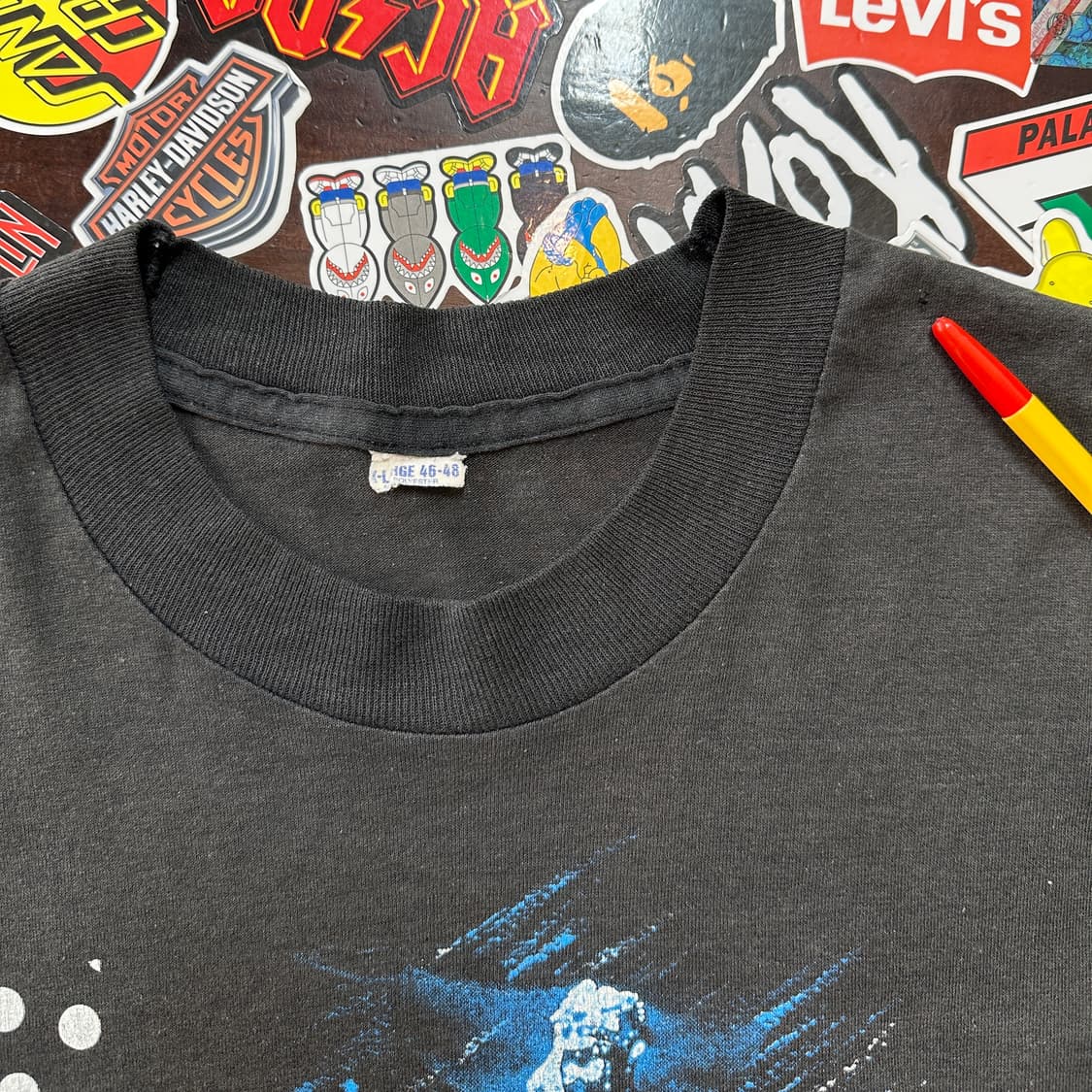 80s USA 프린스 Lovesexy 빈티지 싱글스티치 티셔츠 XL 상품이미지10