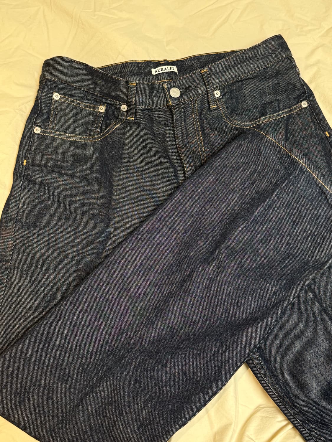 오라리 하드트위스트 5p 인디고 데님 상품이미지2