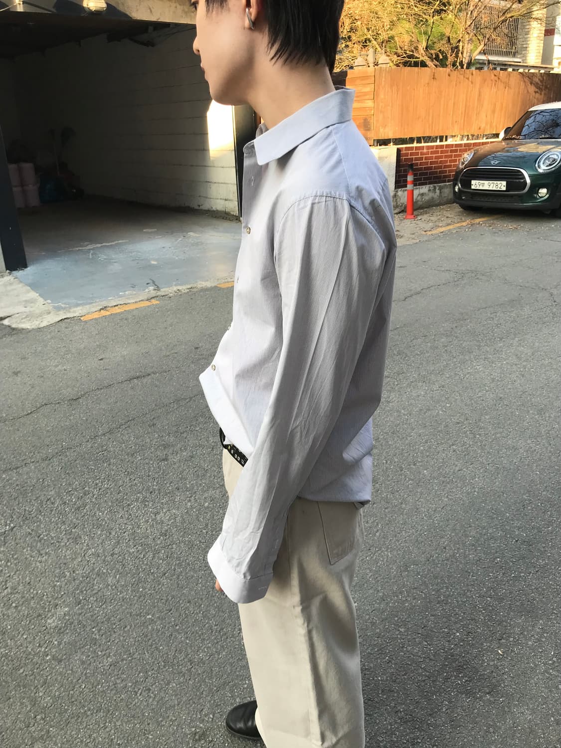 질샌더 by 라프시몬스 스트라이프 셔츠  상품이미지2