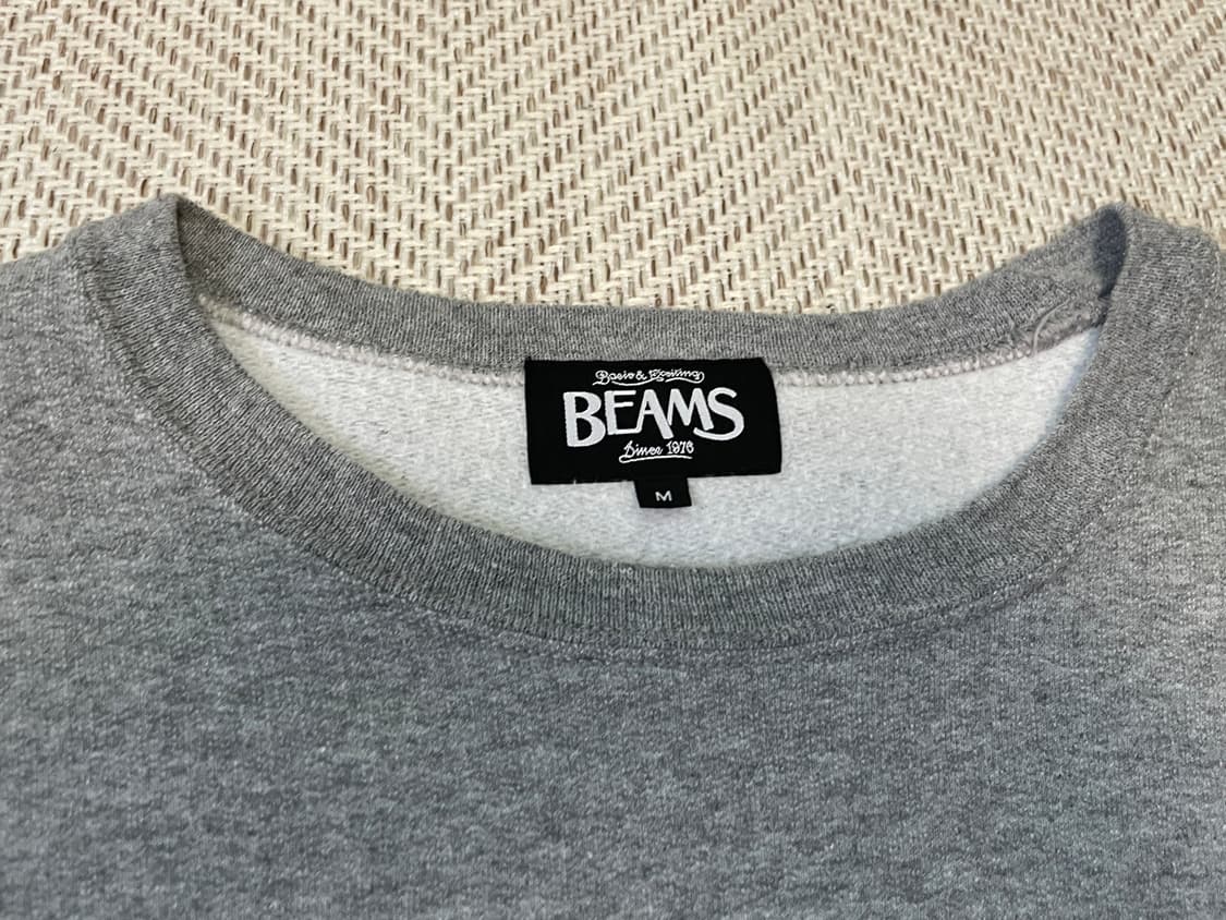 beams 빔즈 그레이 스웻셔츠 상품이미지3