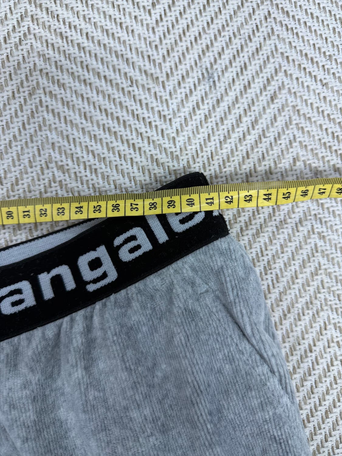 정품) 알렉산더왕 여성 벨벳 트레이닝 바지 L 상품이미지8