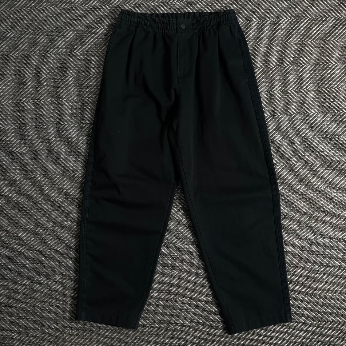 아디다스 트레포일 블랙 와이드 팬츠y 2910 상품이미지2