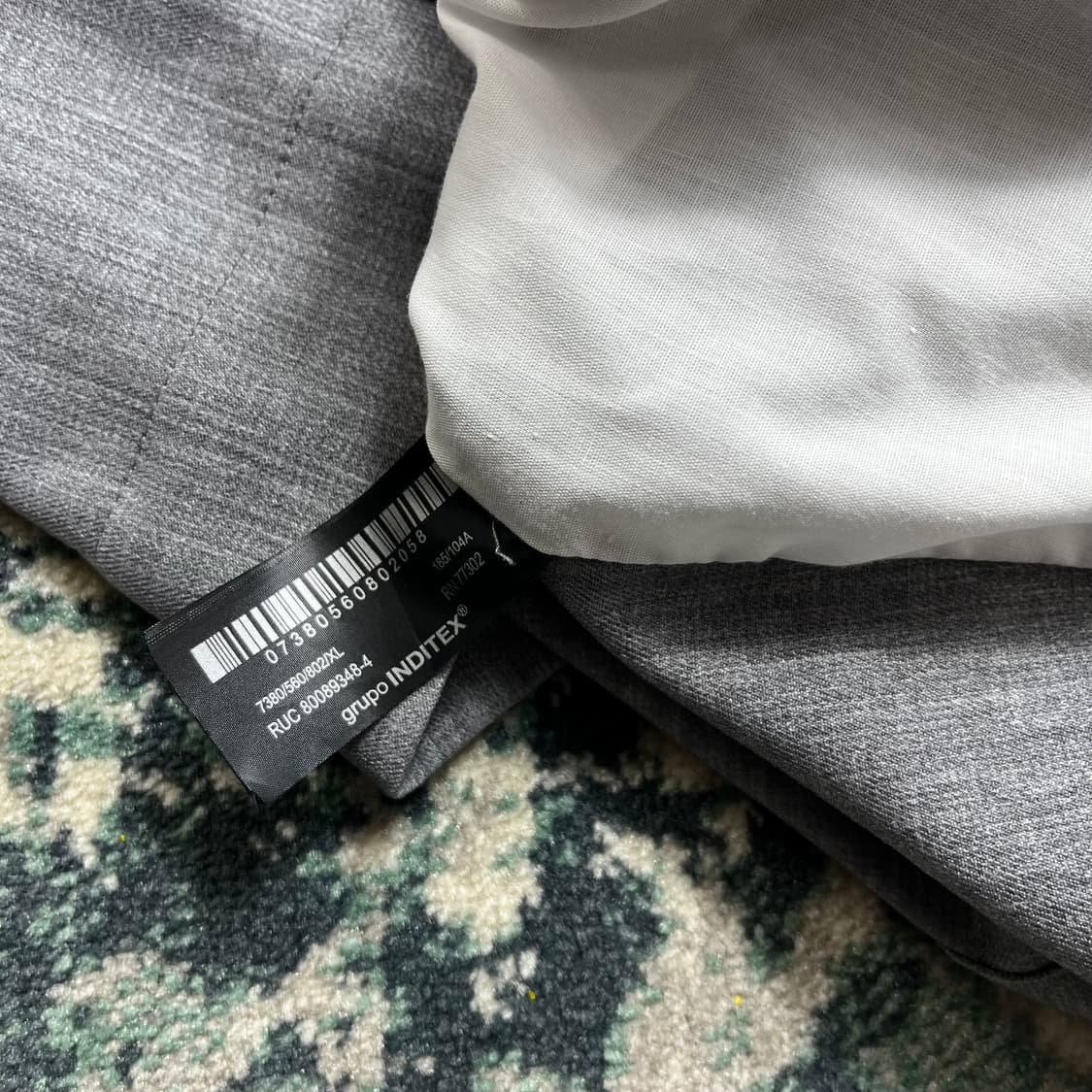 Zara 자라 스트럭처 집업 블루종 자켓(XL) 상품이미지4