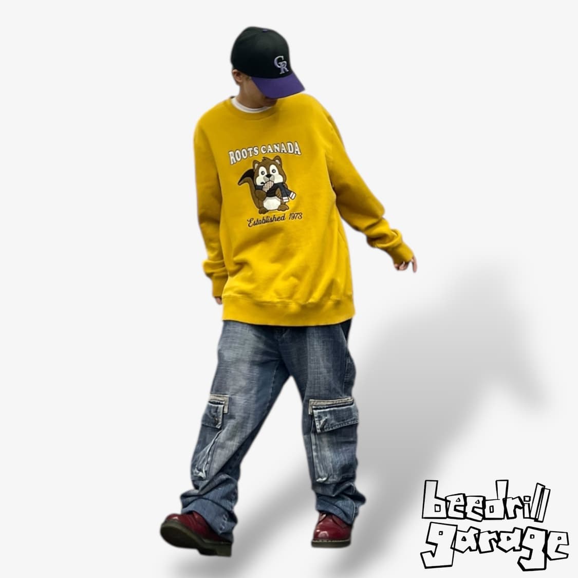 루츠 캐나다 다람쥐 아플리케 맨투맨 스웻셔츠 상품이미지1