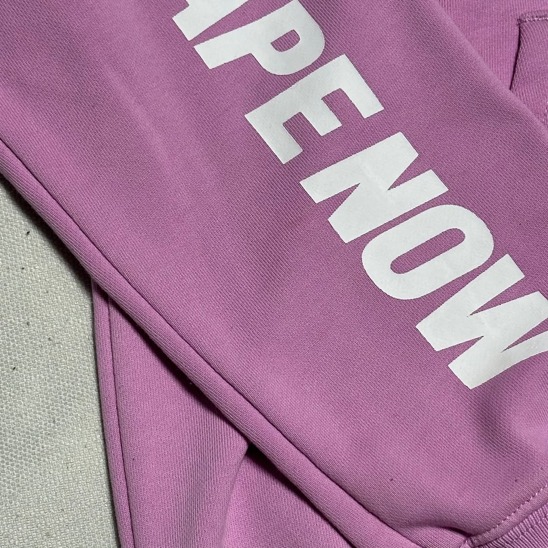 XS 에이프 나우 핑크 후드 집업 상품이미지8