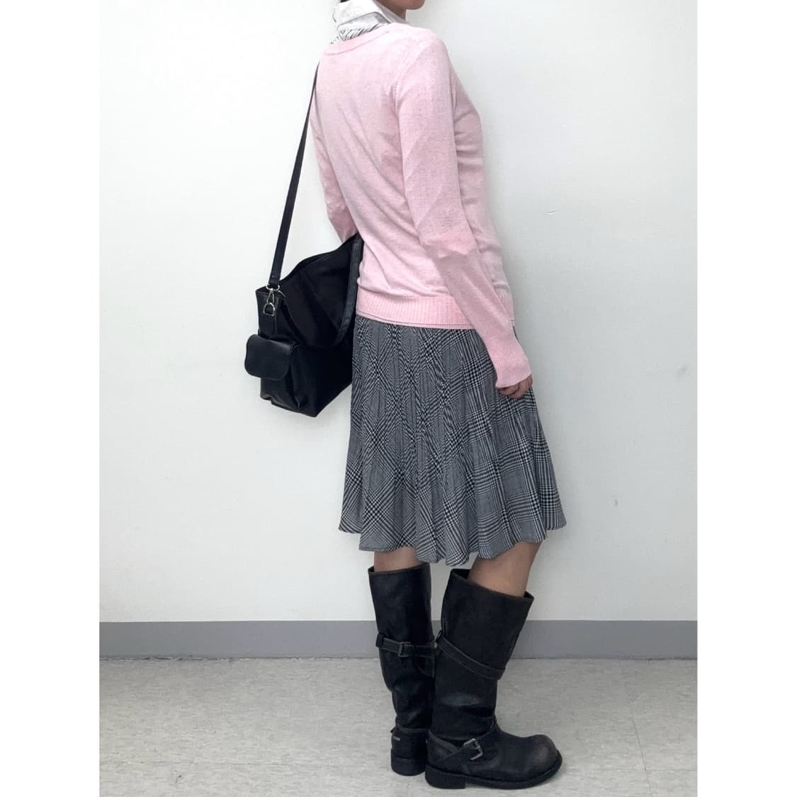 빈티지 핑크 가디건 상품이미지4